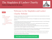 Tablet Screenshot of magdalenandlasher.co.uk